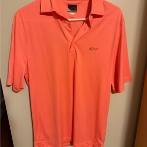 Greg Norman Collection Vibrant Coral Polo Shirt